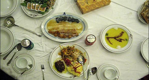 عکس سفره رنگین