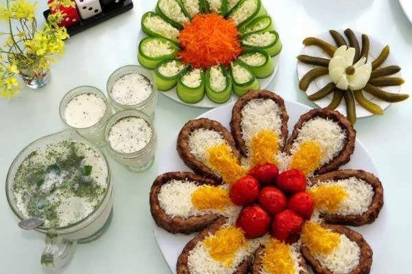 عکس سفره رنگین