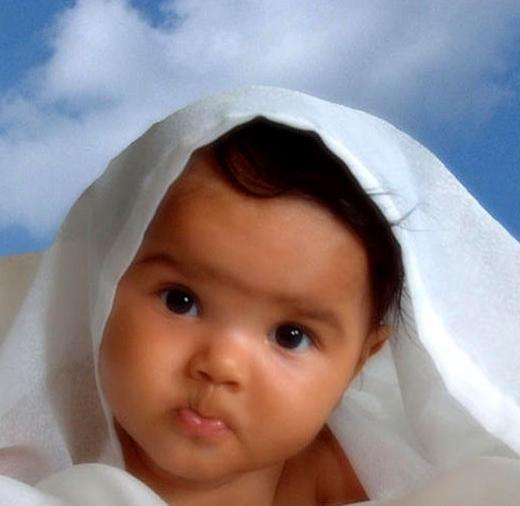 عکس نوزاد سبزه
