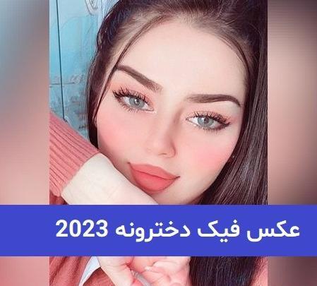 عکس فیک نصف صورت دختر