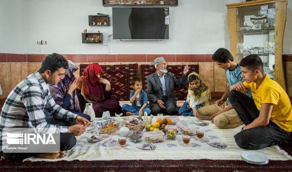 عکس سفره ترکمن