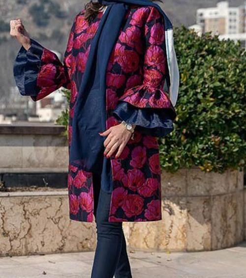 عکس مدل مانتو ژاکارد جدید