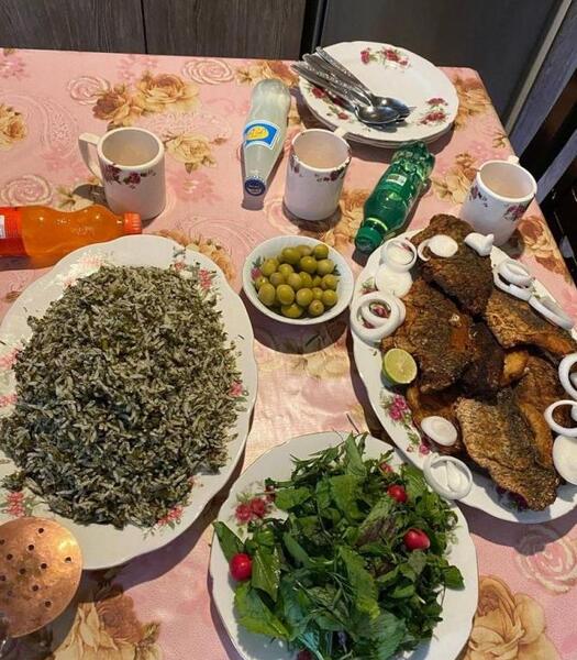 عکس سفره در طبیعت