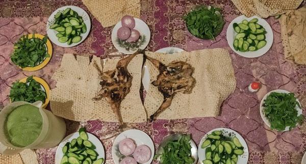 عکس سفره در طبیعت
