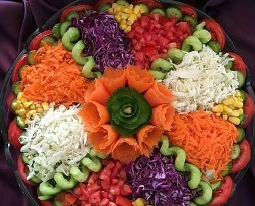 عکس دیزاین سالاد کاهو
