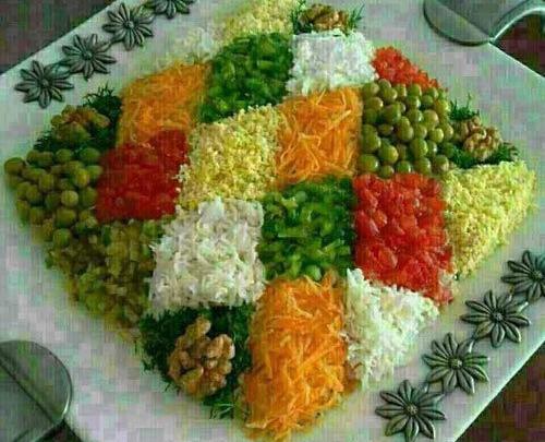 عکس دیزاین سالاد کاهو