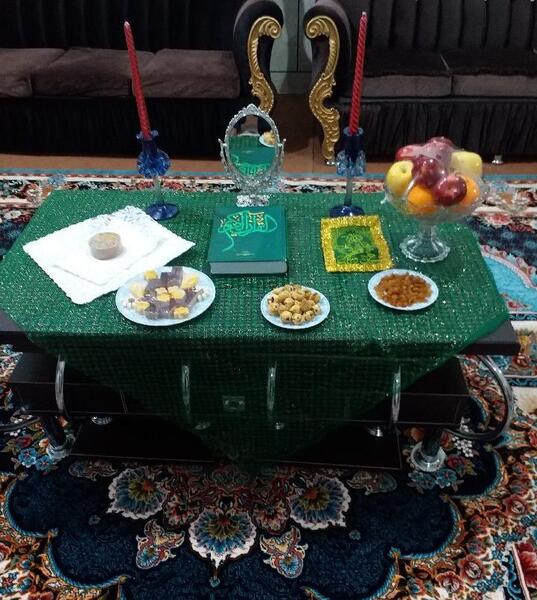 عکس سفره امام زمان