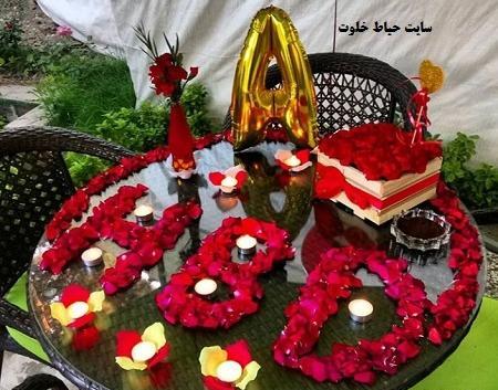 عکس سفره تولد همسر