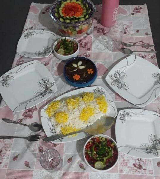 عکس سفره دونفره
