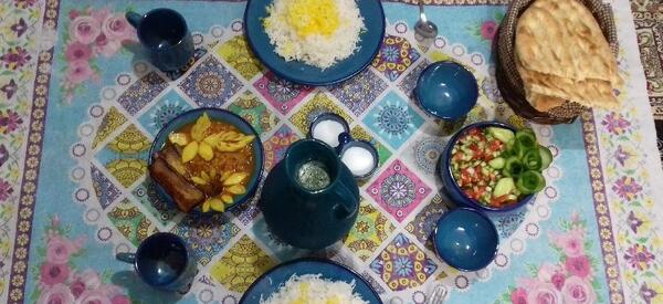 عکس سفره دونفره