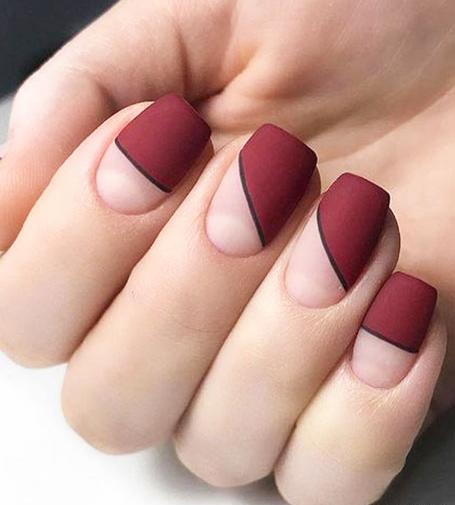 عکس دیزاین ناخن ساده