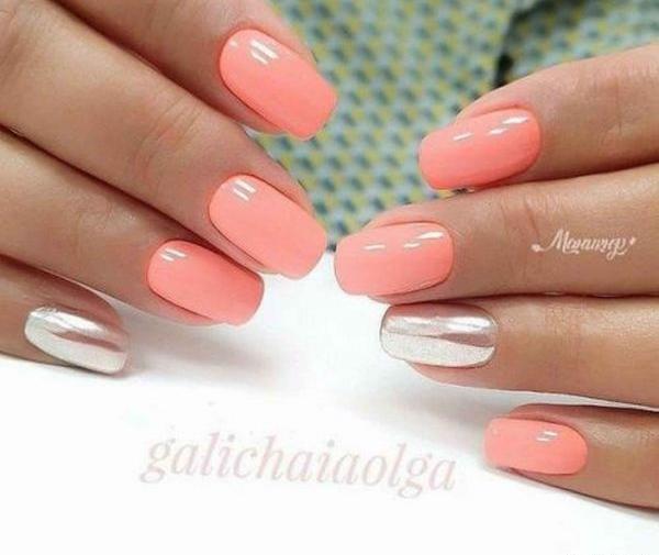 عکس دیزاین ناخن ساده