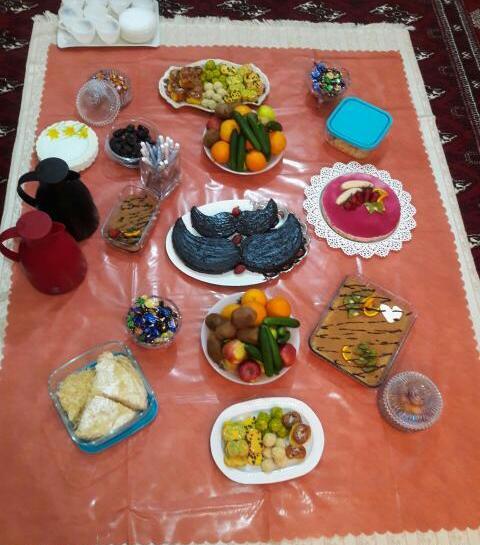 عکس سفره چایی