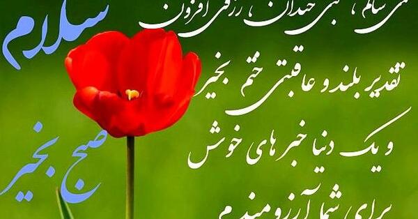 عکس نوشته صبح بخیر همراه با صلوات