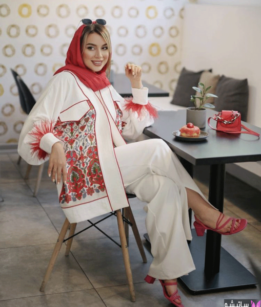 عکس مانتو نوار دوزی شده