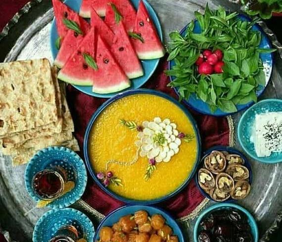 عکس سفره افطار و سحری