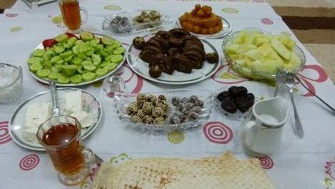 عکس سفره افطار و سحری