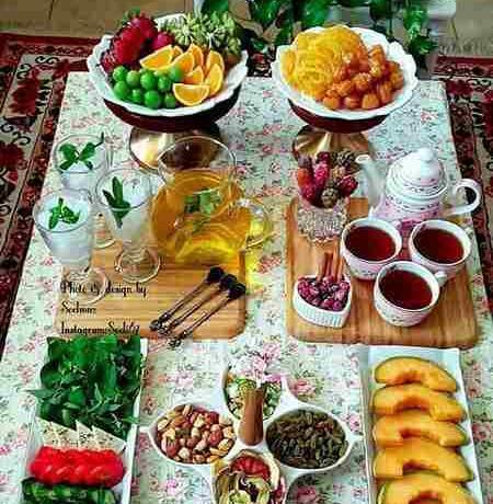 عکس سفره افطار و سحری