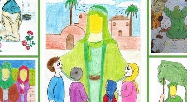 عکس نقاشی حضرت محمد
