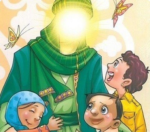 عکس نقاشی حضرت محمد