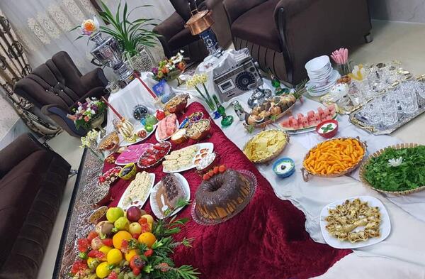 عکس سفره یلدا شیک