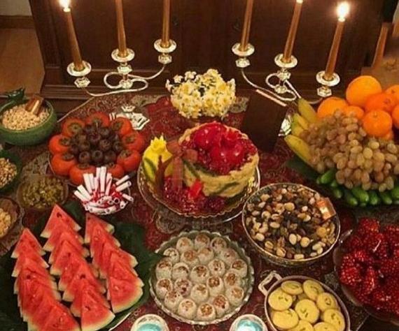 عکس سفره یلدا شیک