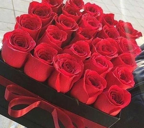 عکس فیک هدیه گل