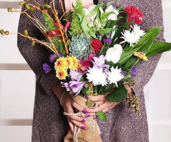 عکس فیک هدیه گل