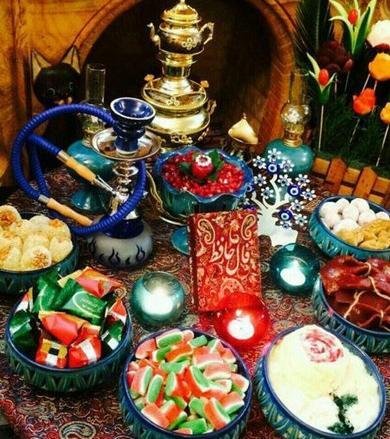 عکس سفره ناهار سنتی