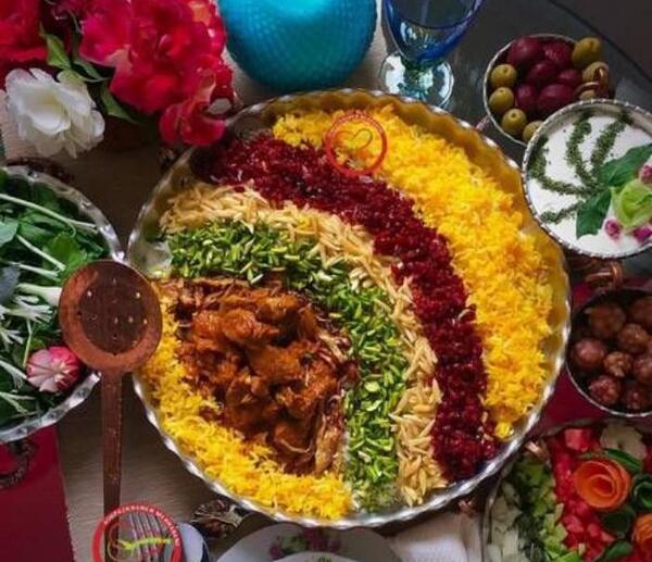 عکس سفره ناهار سنتی