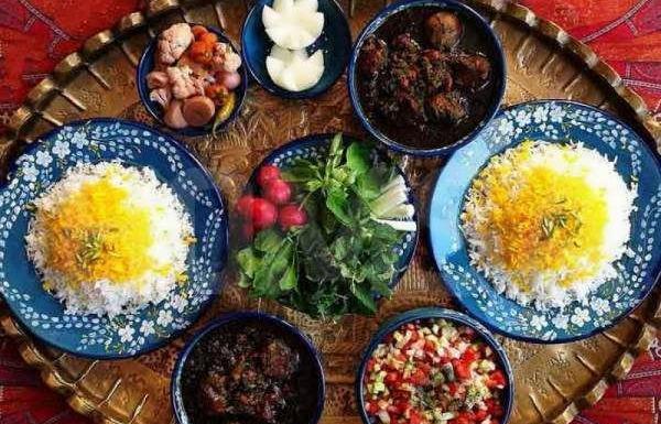 عکس سفره ناهار سنتی