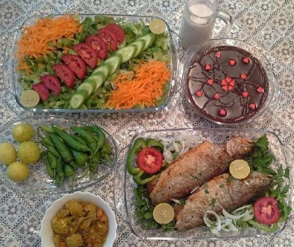 عکس سفره ناهار سنتی