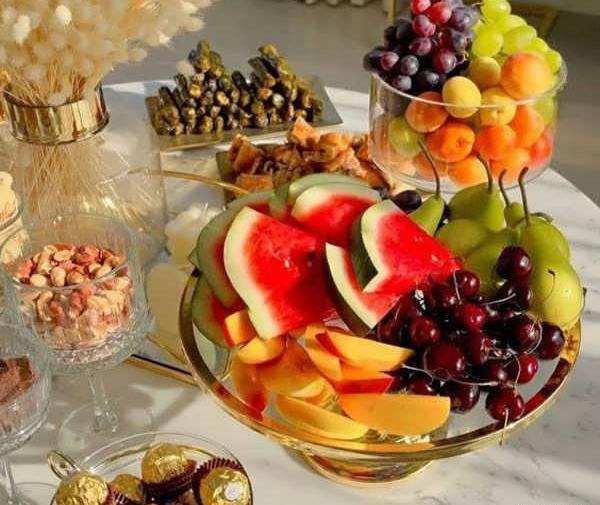 عکس سفره آرایی شب یلدا برای عروس