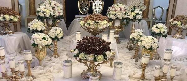 عکس سفره جشن عقد