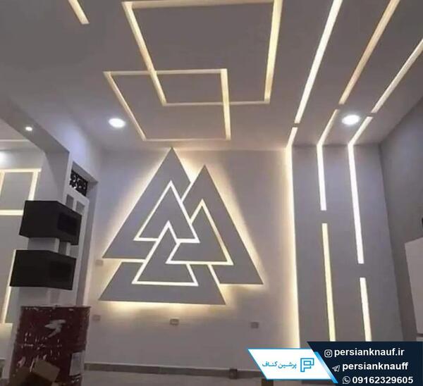 عکس دکور دیوار کناف