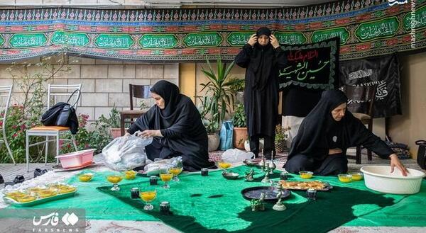 عکس سفره روضه