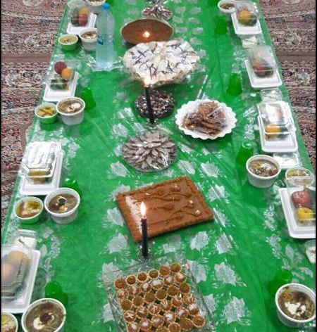 عکس سفره روضه