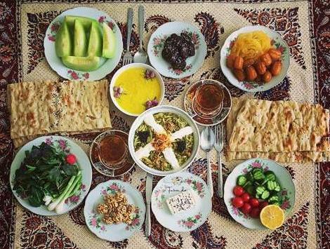 عکس سفره رمضان افطاری