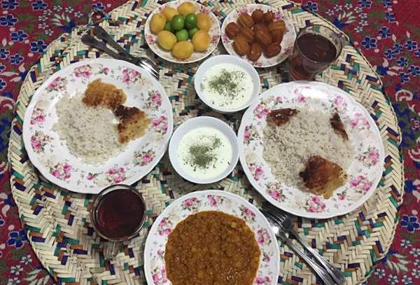 عکس سفره رمضان افطاری