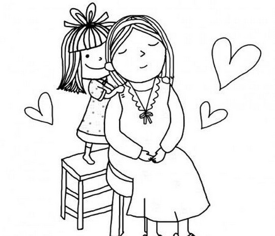 عکس نقاشی برای روز مادر