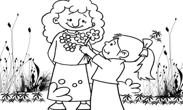 عکس نقاشی برای روز مادر