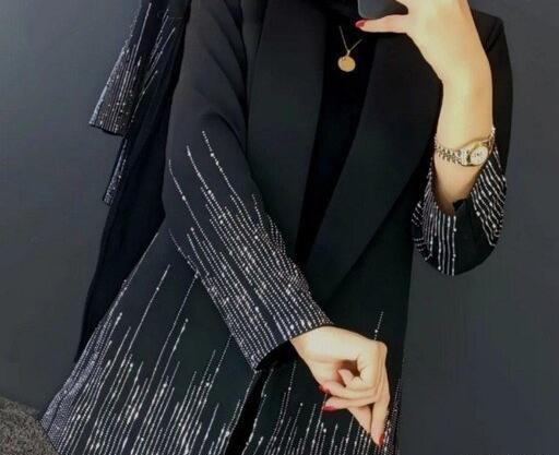 عکس مانتو نگین دار