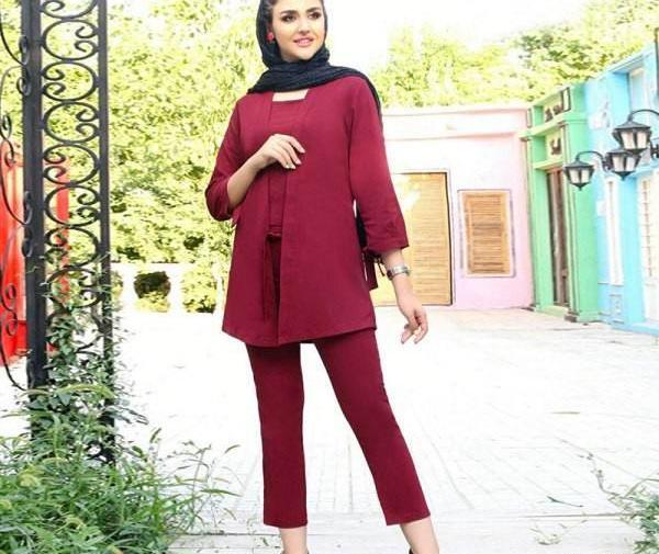 عکس مانتو و شلوار مجلسی