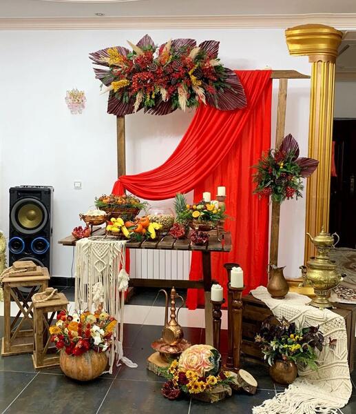عکس دکور برای شب یلدا