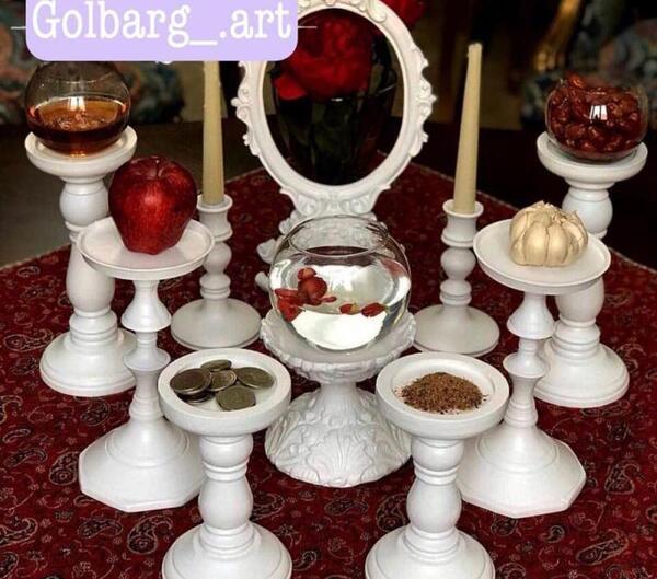 عکس ظروف سفره هفت سین