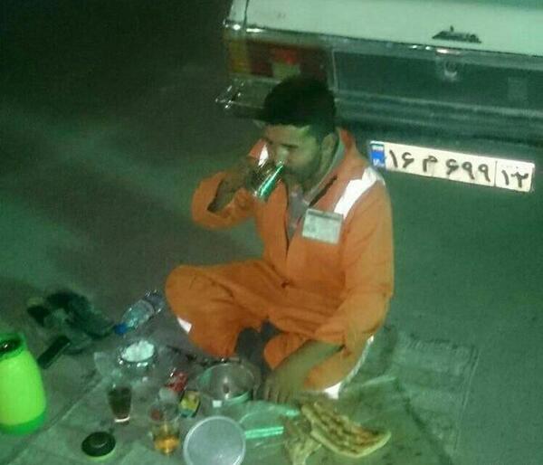 عکس سفره سحری ساده