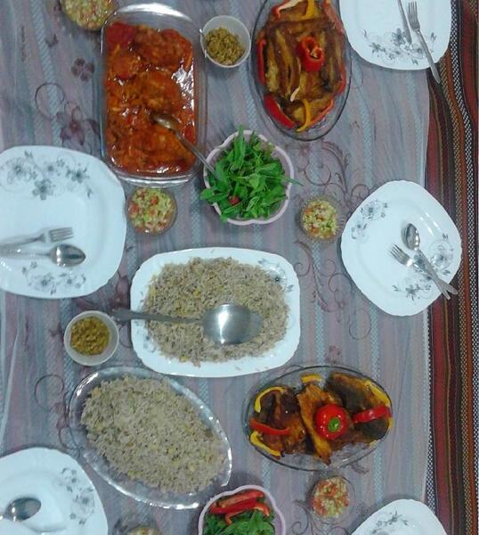 عکس سفره سحری ساده