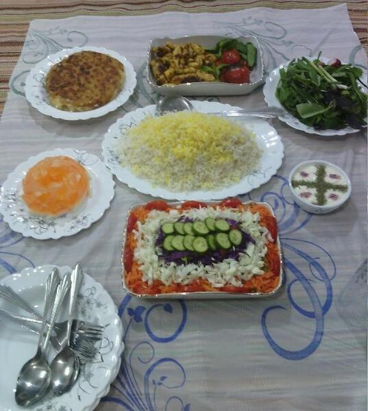 عکس سفره سحری ساده