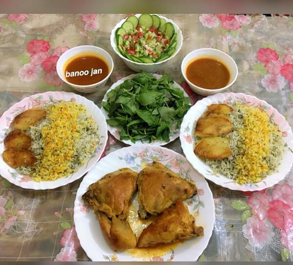 عکس سفره سحری ساده