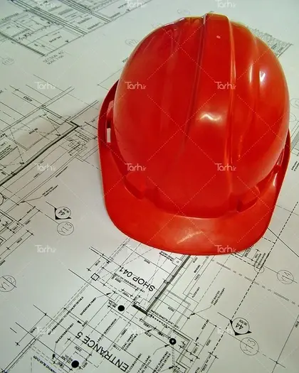 عکس کلاه ایمنی مهندسی